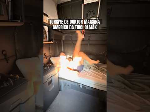 Türkiye de doktor maaşına Amerikada Trcı olmak😱 #amerikadahayat #amerikadayasam #türkiye #rafetbala