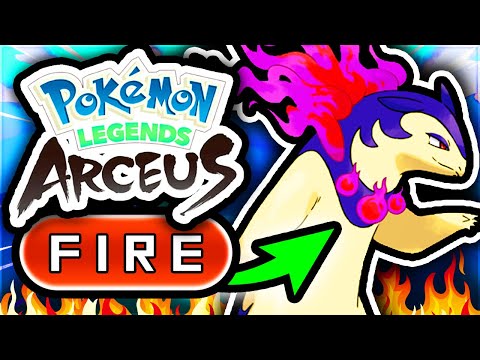 Can You Beat Pokémon: Legends Arceus Using ONLY FIRE TYPES?