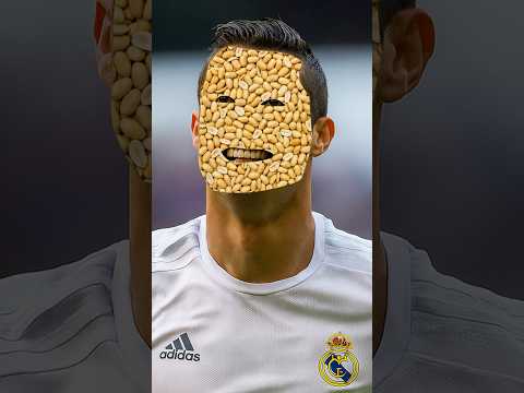 Cristiano Ronaldo as ASMR Food Art 🍝⚪ | Real Madrid Legend Reimagined #asmr #asmrsounds #ronaldo