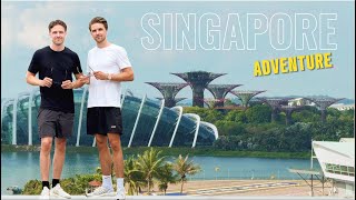 This Qatar QSuites Flight Surprised Us 🤩 Singapore Adventure Starts Now! (Part 1)”