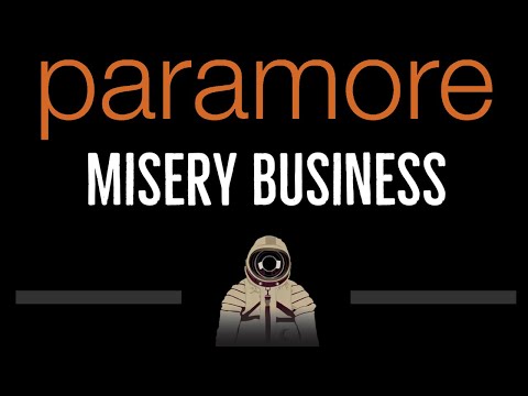Paramore • Misery Business (CC) (Remastered Video) 🎤 [Karaoke] [Instrumental Lyrics]