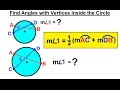 Circle Angles and Their Relationships