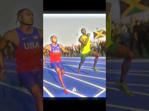 Usain bolt vs Noah lyles 🥶👀.      #motivation #shortsfeed #shorts