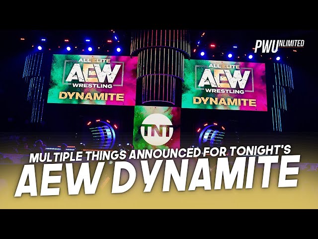 Multiple Things Announced For Tonight's AEW Dynamite