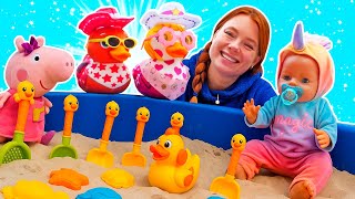 🐥 Enten überall! Spielspaß mit Peppa, Baby Born und Irene!