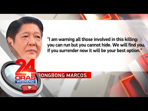 PBBM Sa Mga Nasa Likod Ng Pagpatay Kay Negros Oriental Gov Degamo You