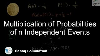 Multiplication of Probabilities of n Independent Events