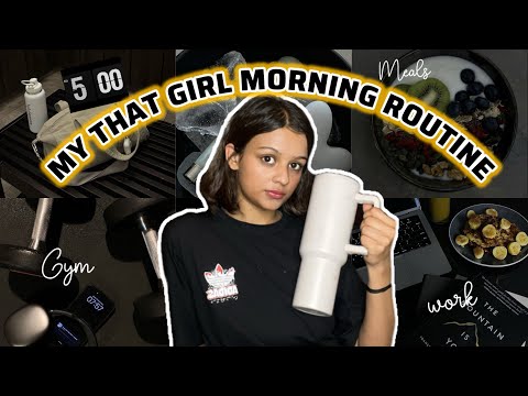 "My That Girl Morning Routine 🌸 |My Productive Morning Routine 2025"