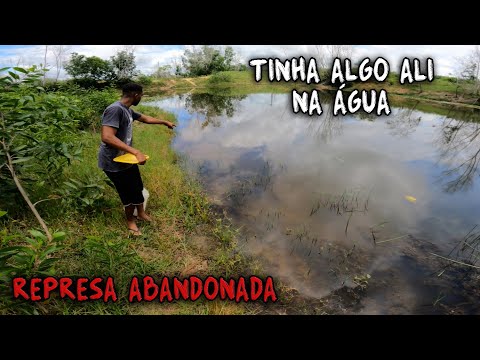 ELE AVISTOU ALGO NA REPRESA ABANDONADA QUE NOS CHAMOU A ATENÇÃO!