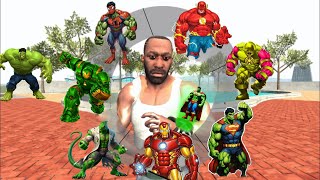 Franklin Try New Magical Watch hulk Avangers Mode in Indian Bike Driving 3D!