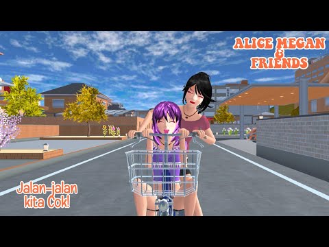 ALICE MEGAN & FRIENDS [JALAN-JALAN] || SAKURA SCHOOL SIMULATOR