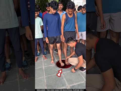 সেনাবাহিনীতে যেভাবে পায়ের পরীক্ষা করা হয় | Army foot test