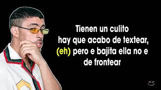 Calladita (letra) Bad Bunny