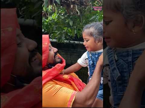 പപ്പ വേഷം മാറി മോളെ പറ്റിച്ചു #shorts prank on ayshu #ayshusworld #prank
