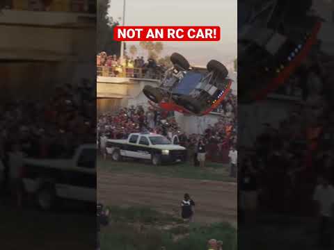 Trophy Truck Does An INSANE Barrel Roll Stunt Baja 1000 #stunt #offroad  #racing