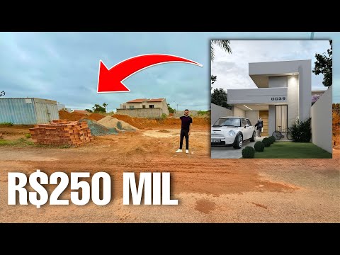CONSTRUÇÃO DO ZERO DE CASA POPULAR EM CONCEITO MODERNO (MINHA CASA MINHA VIDA)
