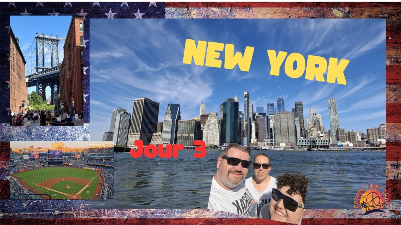 🎥 #J3 TRIP USA: NEW YORK, BROOKLYN, CENTRAL PARK et match des YANKEES
