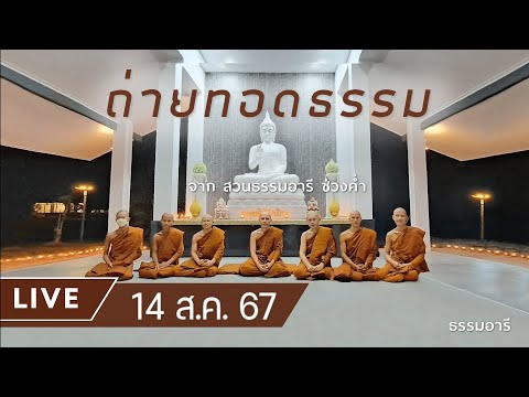 Liveถ่ายทอดธรรมยามค่ำณสวนธรรมอารี14ส.ค.67