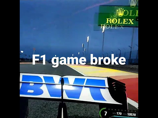 F1 Game Broke - F1 2019 Game