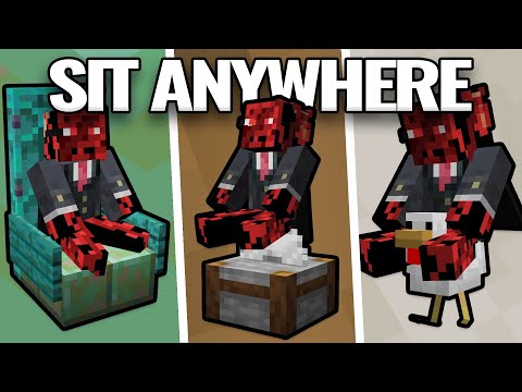 How to Sit ANYWHERE in Minecraft - Updated 1.20 Tutorial