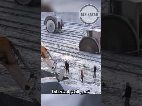 هكذا يتم استخراج الرخام 👷‍♂️👏!! #اكسبلور