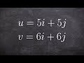 Finding the Angle Between Two Vectors