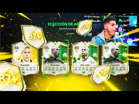 SACAMOS A RONALDO NAZARIO EN LOS PLAYER PICKS DE ICONO +87!! | FC 25