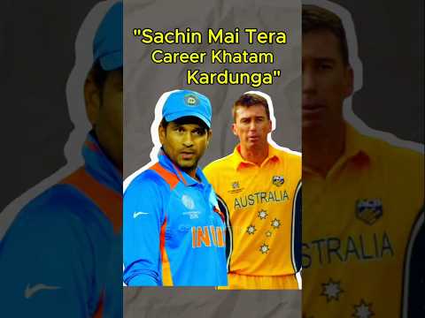 Sachin Tendulkar Destroys Glenn McGrath