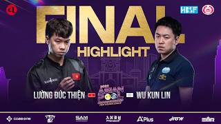 FULL HIGHLIGHT | FINAL | LƯỜNG ĐỨC THIỆN - WU KU LIN ASIAN POOL CHAMPIONSHIP 2026 | APLUS MEN 9 BALL