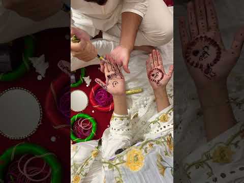 Shezadi ko mehndi lagai #minivlog #trendingshorts #fyp #foryou