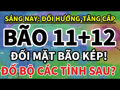 KHẨN CẤP! Bão số 11 Matmo cấp 17 – Nguy cơ bão số 12 nối gót, Việt Nam đối mặt bão kép!