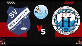 1. Stocksport Bundesliga I SV Mühlhausen vs TSV Hartpenning - Stockschießen