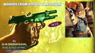 WOUNDS FROM PISTOLS & REVOLVERS