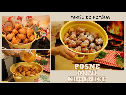 🔥Predobre su!🔥 Posne mini krofnice - fritule tako ukusne i mirišuuuu do komšija! Pravite odmah!