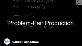 Problem-Pair Production