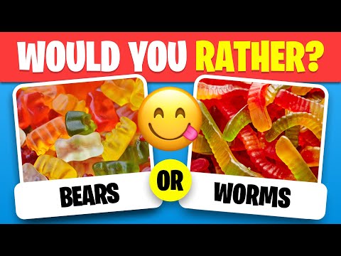 Would You Rather? Sweets Edition 🍭🍫 | Snacks & Junk Food Quiz