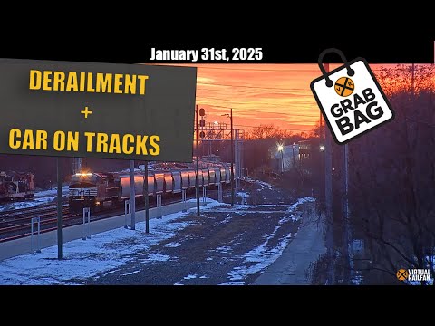 Another Derailment, Car on the Track, and More! Grab Bag 1/31/25