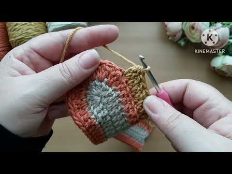 شنطة كروشيه كروس بخيط المكرمية القطن  #bags_crochet  #crochet_stitches