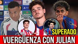 JULIAN ALVAREZ REAPARECE CON EL ATLETI, MBAPPÉ ES UN SINVERGÜENZA, LAMINE SUPERA AL MESSI