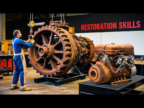 Amazing Restoration//Mechanical Engineers Completely Revived Many Old, Rusted, and Broken Generators