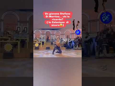 Uno Stefano de Martino giovanissimo che balla