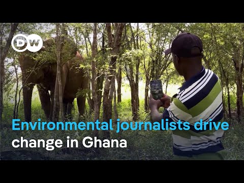 YouTube video thumbnail: Ghana’s Young Journalists Spotlight Environmental Challenges