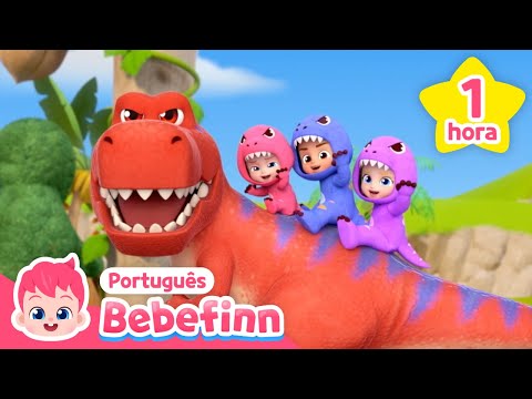 Bebefinn é o melhor amigo do T-Rex! 🦖 | + Compilação | Bebefinn em Português - Canções Infantis