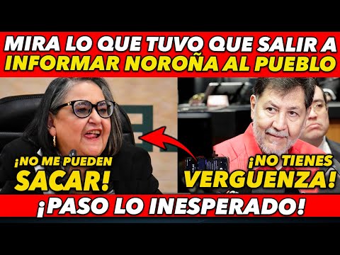 PASO DE MADRUGADA! MIRA LO QUE TUVO QUE SALIR A INFORMAR NOROÑA AL PUEBLO ¡PASO LO INESPERADO!