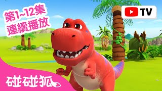 恐龍幼稚園 第1~12集 連續播放合集 🦖 恐龍 卡通 動畫 台灣配音 中文｜鯊魚寶寶 Baby Shark 碰碰狐 Pinkfong!