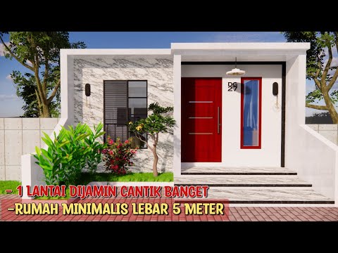 Rumah Ini Dijamin Minimalis Lebar 5 Meter Muat 2 Kamar Tidur