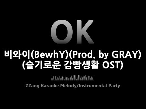 비와이(BewhY)-OK (Prod. by GRAY)(슬기로운 감빵생활 OST)(Melody) [MR/노래방/KARAOKE]