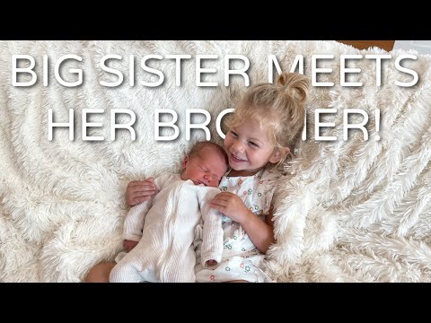 OUR BABY BOY'S NAME IS.... + ALESSI MEETS HER BROTHER!