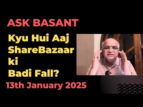 Kyu Hui Aaj ShareBazaar ki Badi Fall?