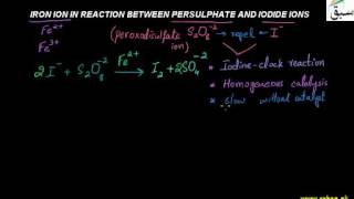 Iron ion in the Reaction between Persulphate ions and iodide ions